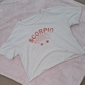 Aerie Scorpio Tee - White and Red
